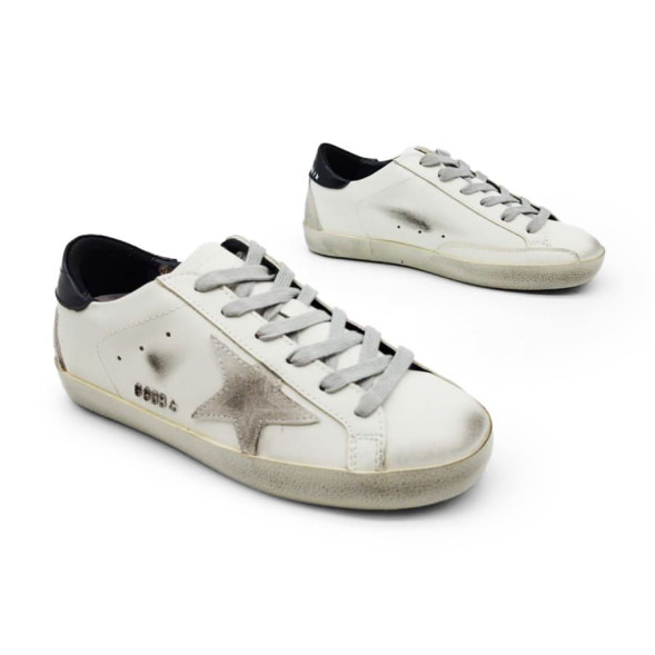 Женские кеды Golden Goose White/Grey