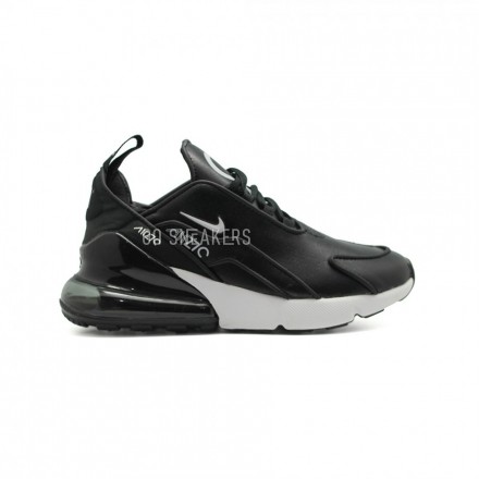 Женские кроссовки Nike Air Max 270 x OFF White Leather Black-white