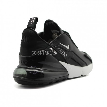 Женские кроссовки Nike Air Max 270 x OFF White Leather Black-white