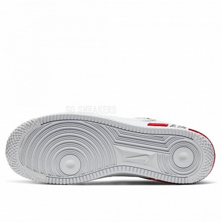 Унисекс кроссовки Nike Air Force 1 React White Black Red