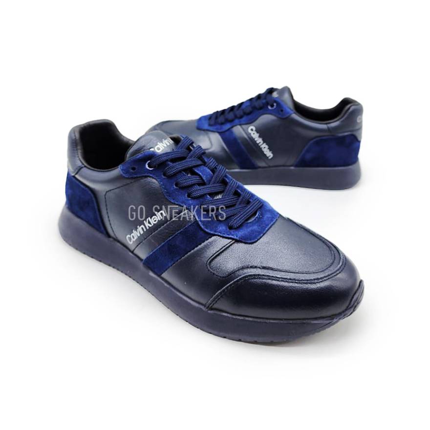 Calvin klein sales blue suede shoes