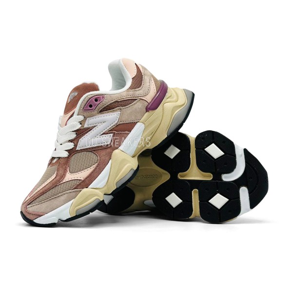 Женские кроссовки New Balance 9060 WMNS Beige/Brown