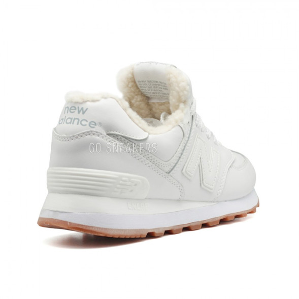 Женские кроссовки New Balance 574 White Leather