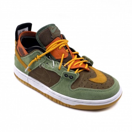 Мужские кроссовки Nike Dunk Low Green&amp;Brown