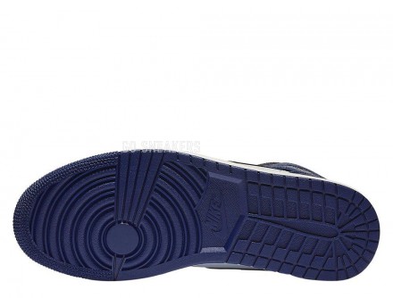 Унисекс кроссовки Nike Air Jordan 1 Mid Deep Royal Blue Black