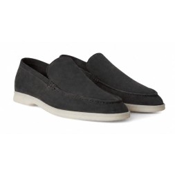 Loro Piana Summer Walk Suede Dark Grey