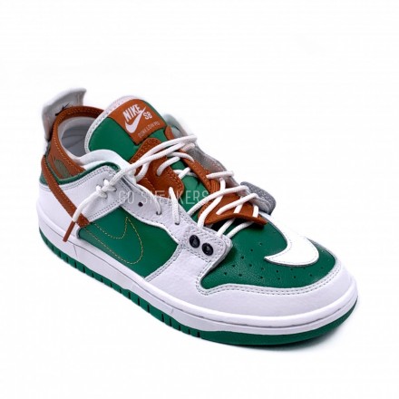 Мужские кроссовки Nike Dunk Low Green&amp;White