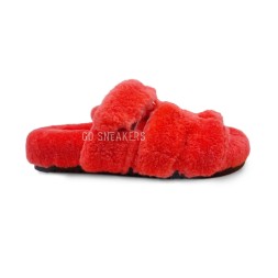 Hermes Flip-flops Wool Red