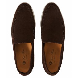 Loro Piana Summer Walk Suede Chocolate