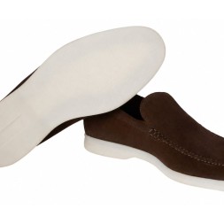 Loro Piana Summer Walk Suede Chocolate