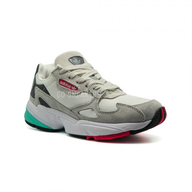 Adidas falcon grey pink hot sale green