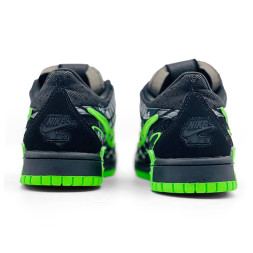 Off-White x Nike Rubber Dunk University Black