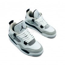 Nike Air Jordan 4 (IV) White Military Black 