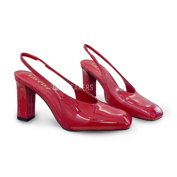 Женские туфли Prada Leather Pumps Red