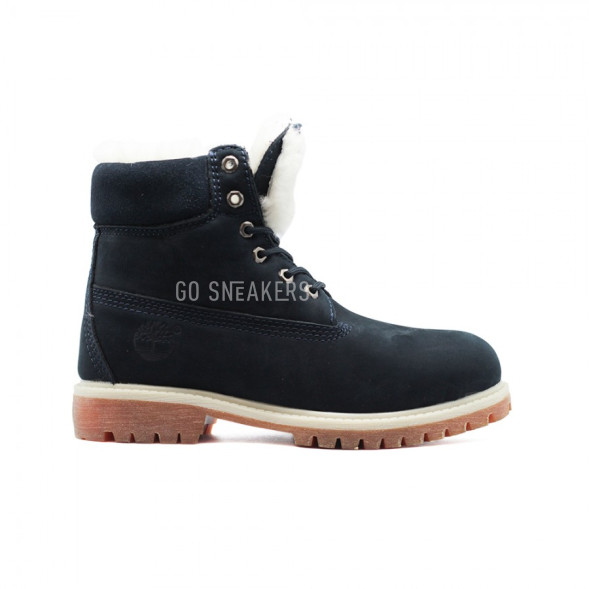 Мужские ботинки с мехом Timberland Navy