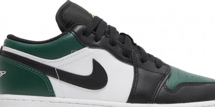 Унисекс кроссовки Nike Air Jordan 1 Low GS &#039;Green Toe&#039;