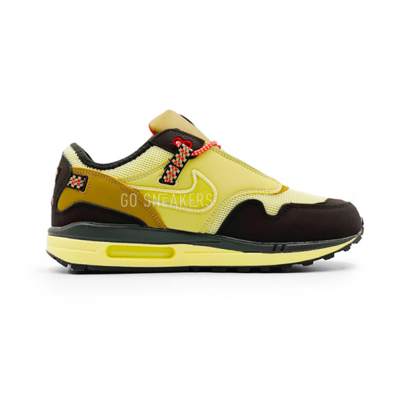 Женские кроссовки Travis Scott x Nike Air Max 1 &amp;quot;Cactus Jack&amp;quot; Yellow