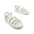 Женские балетки Chanel Sandals Chains White
