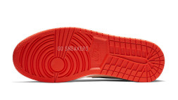 Nike Air Jordan 1 Mid Team Orange Black