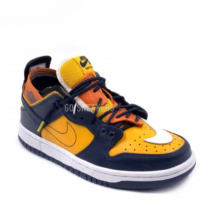 Мужские кроссовки Nike Dunk Low Navy&amp;Yellow