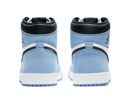 Унисекс кроссовки Nike Air Jordan 1 Retro High White University Blue Black