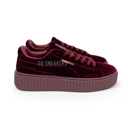 Унисекс кеды Puma Creeper Rihanna Fenty Royal Burgundi