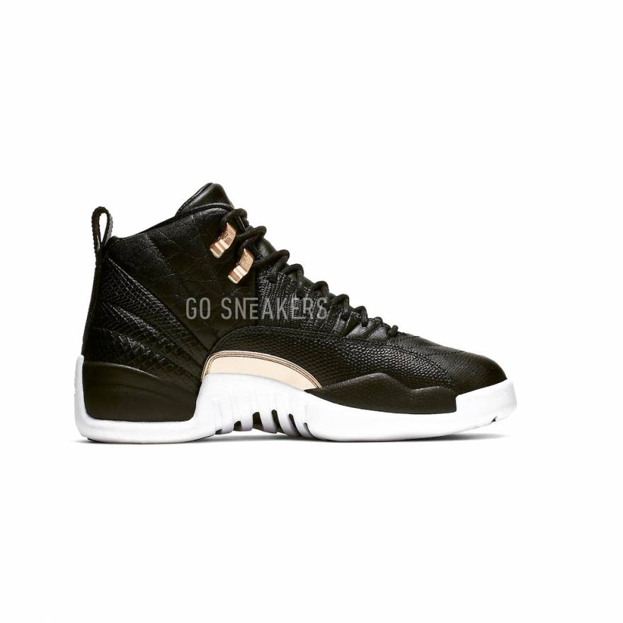 Air jordan 12 retro 2025 black white metallic gold