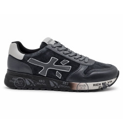 Premiata 483 Suede/Leather Black/Grey