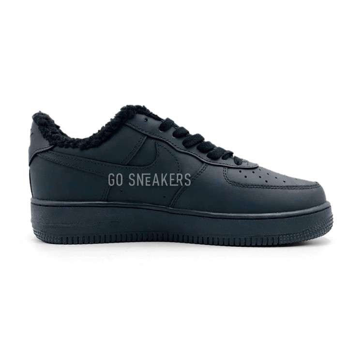 Nike Air Force 1 Full Black Winter 10 490 Nike