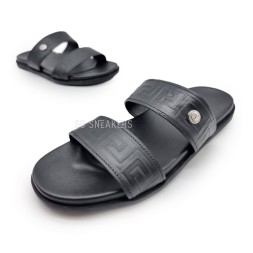 Versace Flip-flops Leather Black