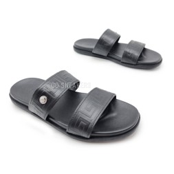 Versace Flip-flops Leather Black
