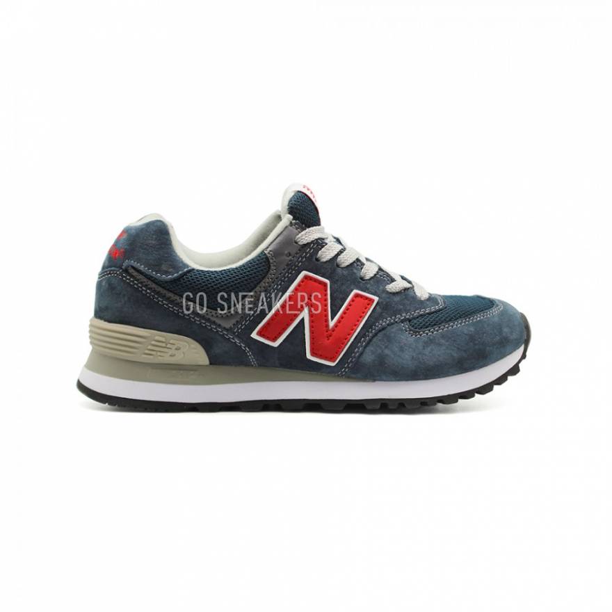 New balance navy red 574 store