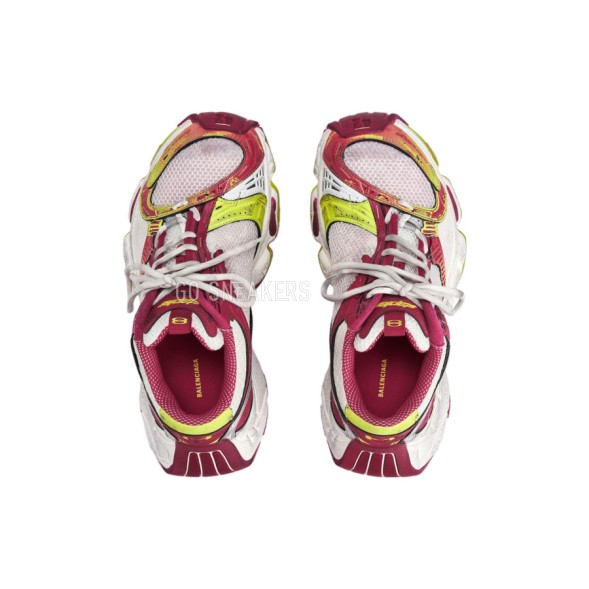 Мужские кроссовки Balenciaga Stapler Sneaker White Pink Yellow