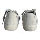 Женские кеды Golden Goose V-Star in Beige Suede with Silver Star