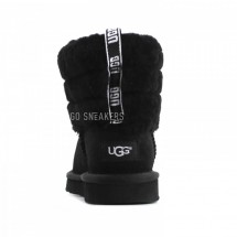 Fluff Mini Quilted Logo Boot Black