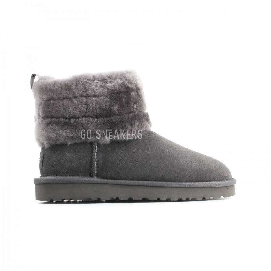 Fluff Mini Quilted Logo Boot Grey 6 990