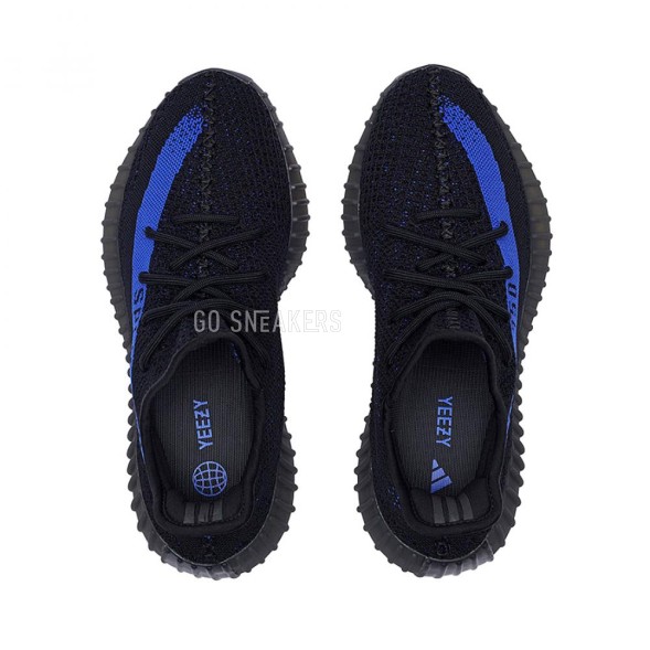 Унисекс кроссовки Adidas Yeezy Boost 350 V2 Core Black Dazzling Blue