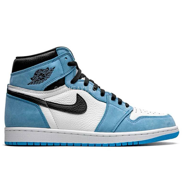 blue air jordan sneakers
