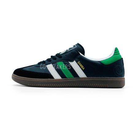 Унисекс кроссовки Adidas Samba Vegan Black/Green