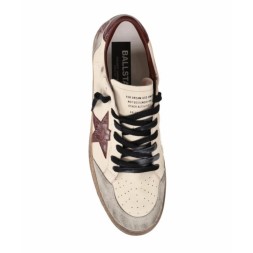 Golden Goose Ball Star with Cherry Crocodile Star and Heel Tab