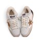 Женские зимние кеды Golden Goose WINTER Ball Star with Gold Glitter Star and Black Heel Tab