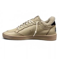 Golden Goose WINTER Ball Star with Black Star and Blue Suede Heel Tab
