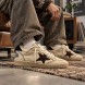 Мужские зимние кеды Golden Goose WINTER Ball Star with Black Star and Blue Suede Heel Tab