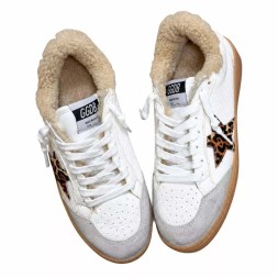 Golden Goose WINTER Ball Star Never Stop Dreaming Leopard