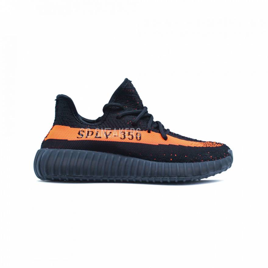Yeezy orange and top black