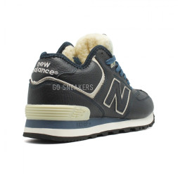 New Balance 574 High-top Navy Leather