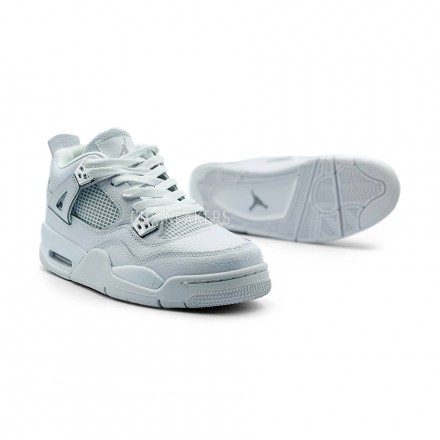 Унисекс кроссовки Nike Air Jordan 4 Retro Full White