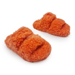 Celine Flip-flops Wool Orange