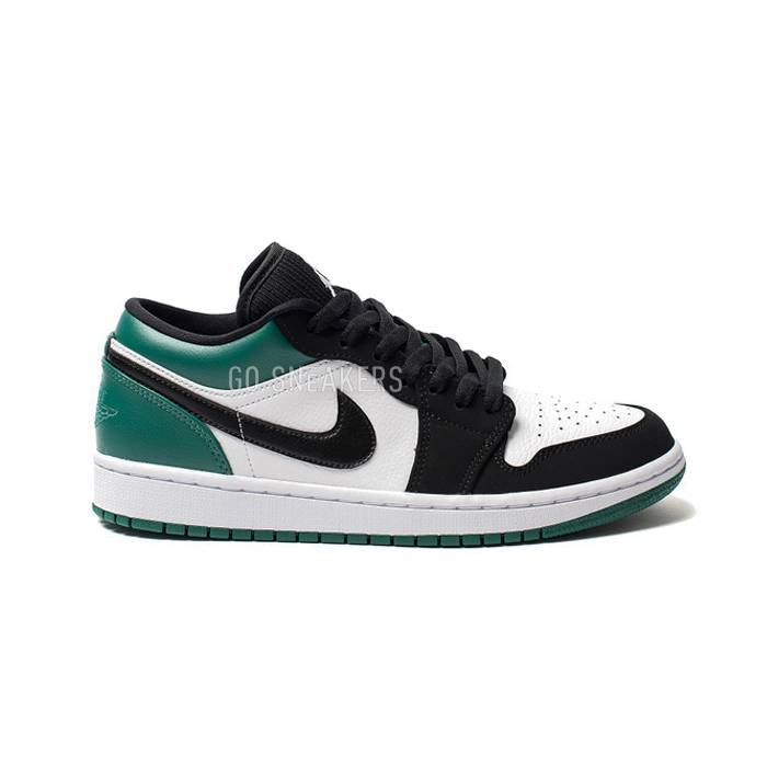 Air jordan 1 green white black discount
