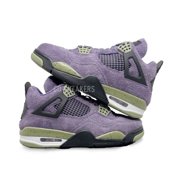 Женские зимние кроссовки Nike Air Jordan 4 Retro Wmns Canyon Purple Winter